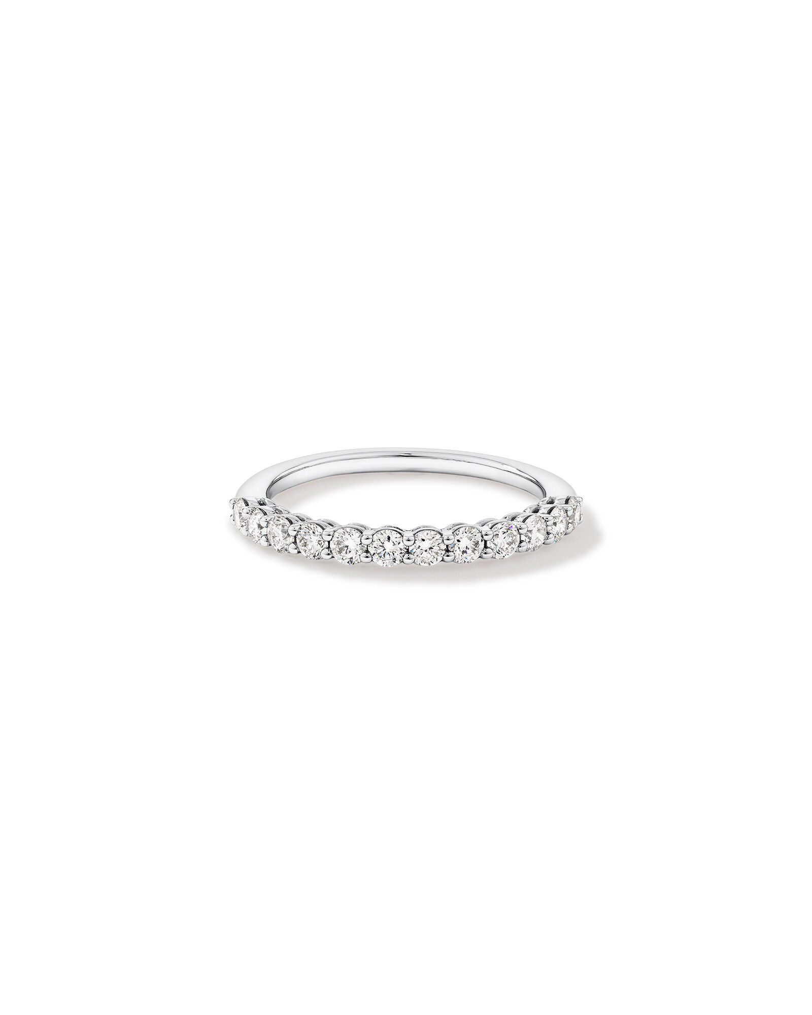 0.60 Carat TW Claw Set Round Brilliant Laboratory-Grown Diamond Wedding Ring in 14kt Gold