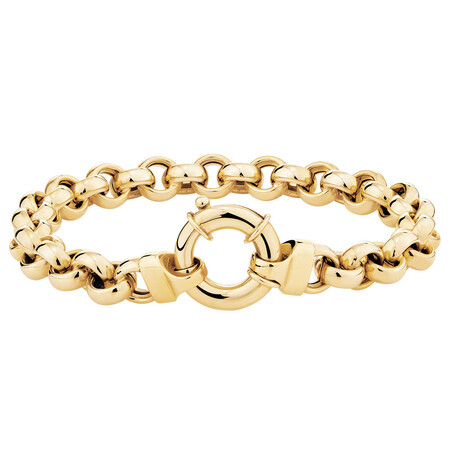 19cm (7.5") Belcher Bracelet in 10kt Yellow Gold 19cm (7.5") Belcher Bracelet in 10kt Yellow Gold