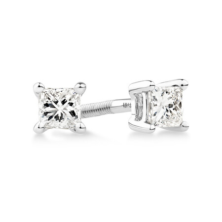 Certified Stud Earrings with 0.23 Carat TW of Diamonds in 14kt White Gold Certified Stud Earrings with 0.23 Carat TW of Diamonds in 14kt White Gold