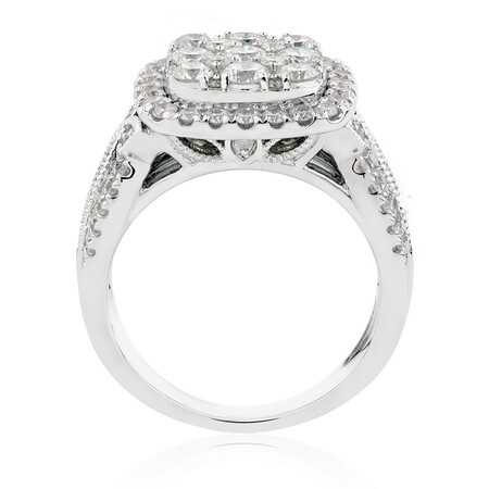 Ring with 2 Carat TW of Diamonds in 10kt White Gold Ring with 2 Carat TW of Diamonds in 10kt White Gold