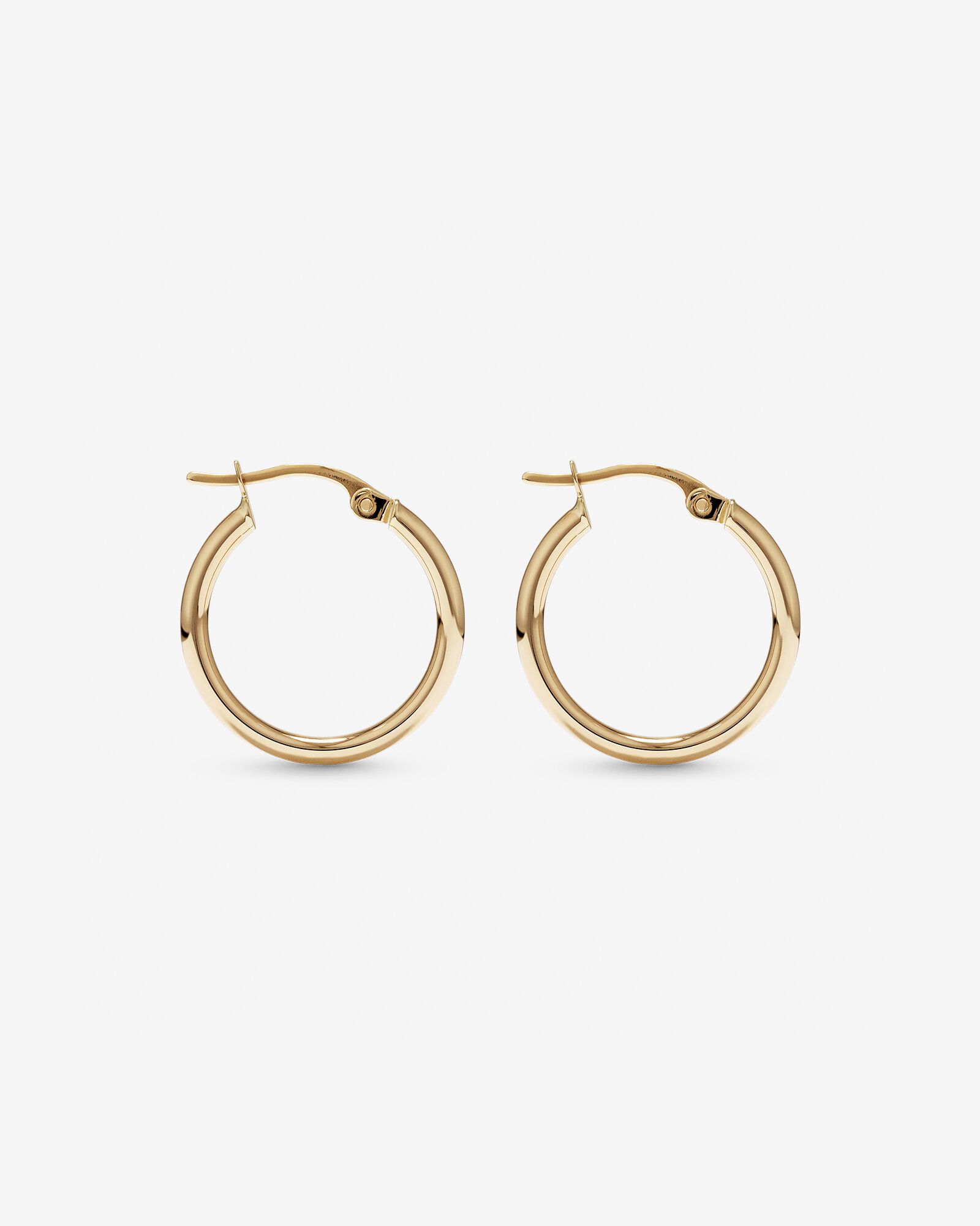 18mm Hoop Earrings in 10kt Yellow Gold