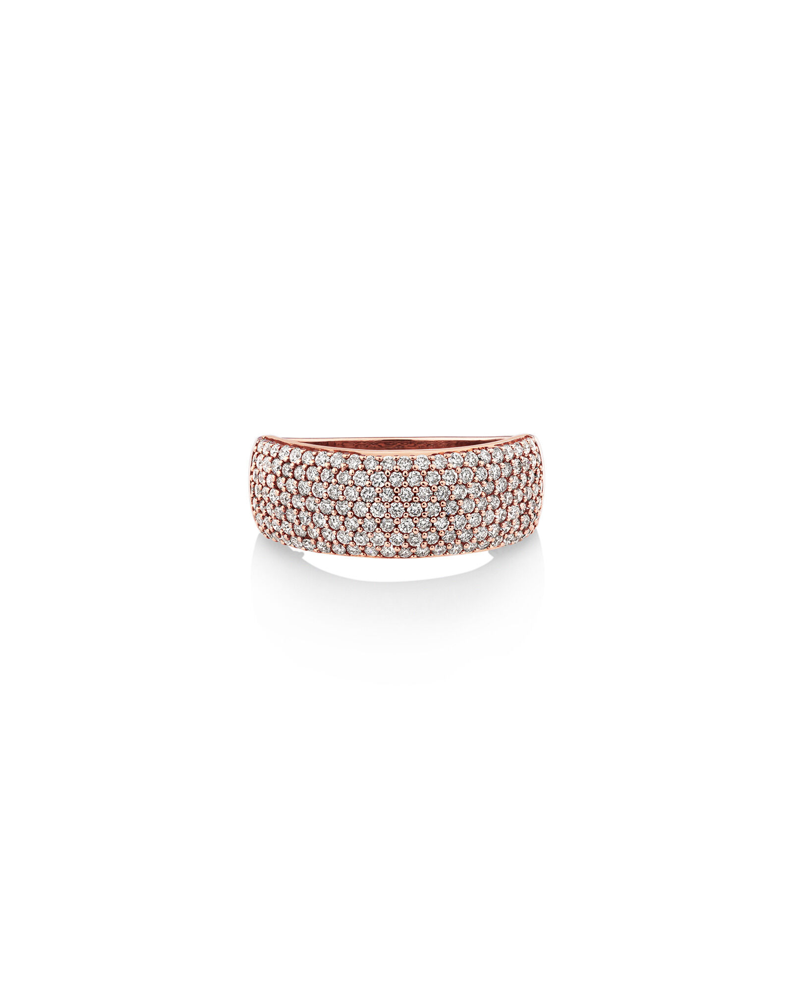 Gold pave diamond ring online