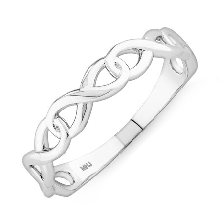 Infinity Link Ring in Sterling Silver Infinity Link Ring in Sterling Silver