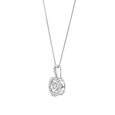 Everlight Pendant with 0.33 Carat TW of Diamonds in 10kt White Gold Everlight Pendant with 0.33 Carat TW of Diamonds in 10kt White Gold