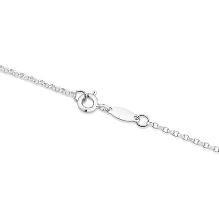 45cm (18") Solid Belcher Chain in 10kt White Gold 45cm (18") Solid Belcher Chain in 10kt White Gold