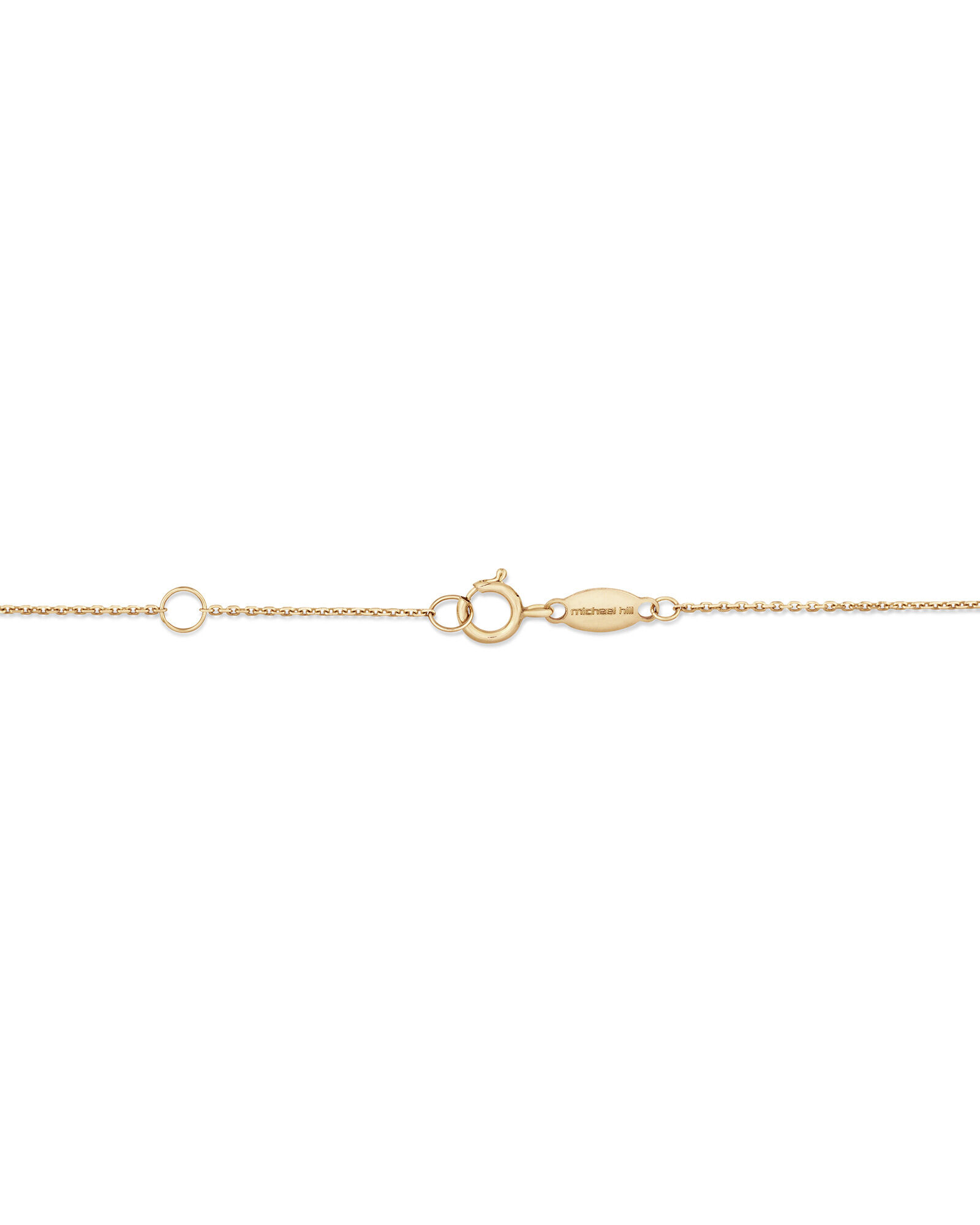 19cm (7.5") A Initial Bracelet in 10kt Yellow Gold