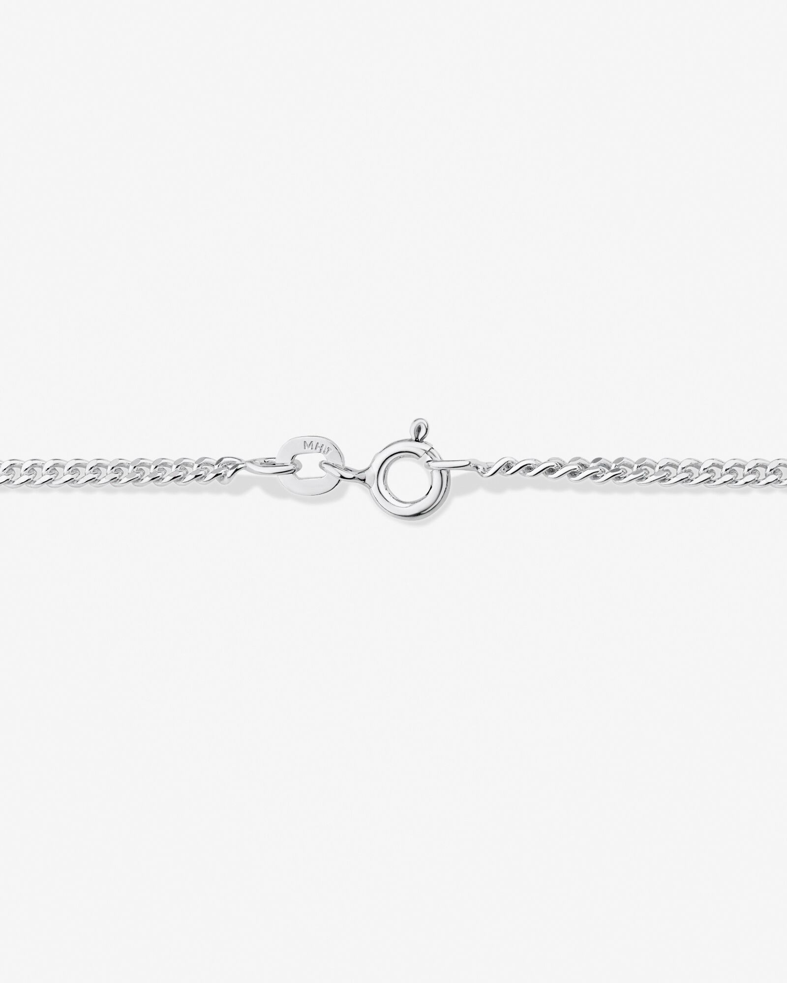 50cm (20") 2mm Width Curb Chain in Sterling Silver