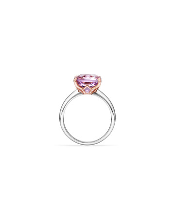 Rose Amethyst Ring in Sterling Silver & 10kt Rose Gold Rose Amethyst Ring in Sterling Silver & 10kt Rose Gold