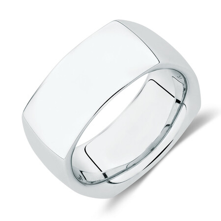 10mm Square Ring in Sterling Silver 10mm Square Ring in Sterling Silver