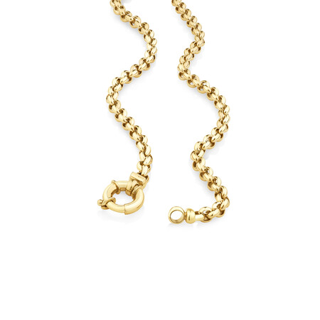 45cm (18") 5mm-5.5mm Width Hollow Belcher Chain in 10kt Yellow Gold 45cm (18") 5mm-5.5mm Width Hollow Belcher Chain in 10kt Yellow Gold