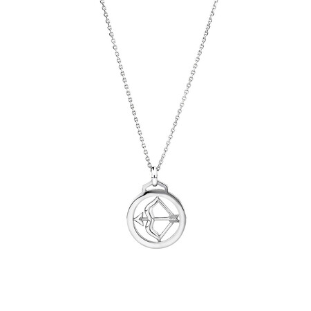 Sagittarius Zodiac Pendant in Sterling Silver Sagittarius Zodiac Pendant in Sterling Silver