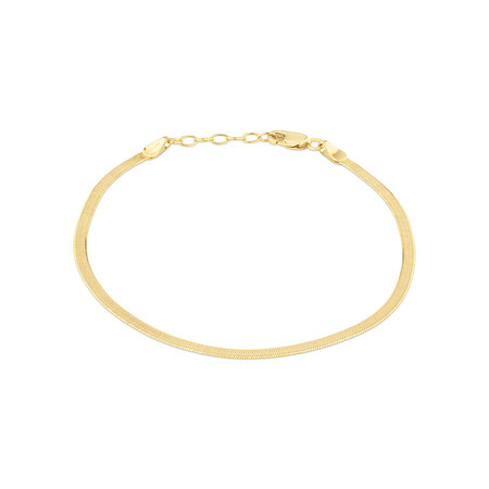Herringbone Bracelet in 10kt Yellow Gold Herringbone Bracelet in 10kt Yellow Gold