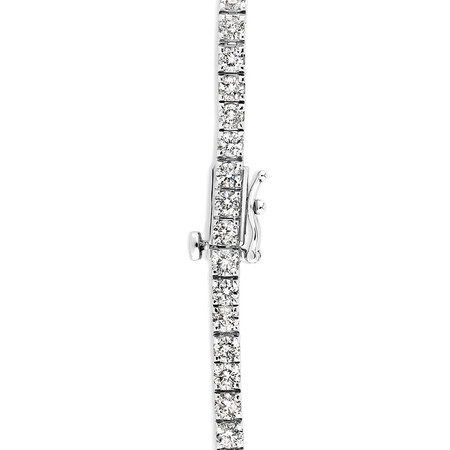 Tennis Bracelet with 5 Carat TW of Diamonds in 10kt White Gold Tennis Bracelet with 5 Carat TW of Diamonds in 10kt White Gold