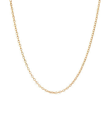 50cm (20") Oval Rolo Chain in 10kt Yellow Gold 50cm (20") Oval Rolo Chain in 10kt Yellow Gold