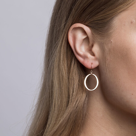 Drop Earrings in 10kt Rose Gold Drop Earrings in 10kt Rose Gold