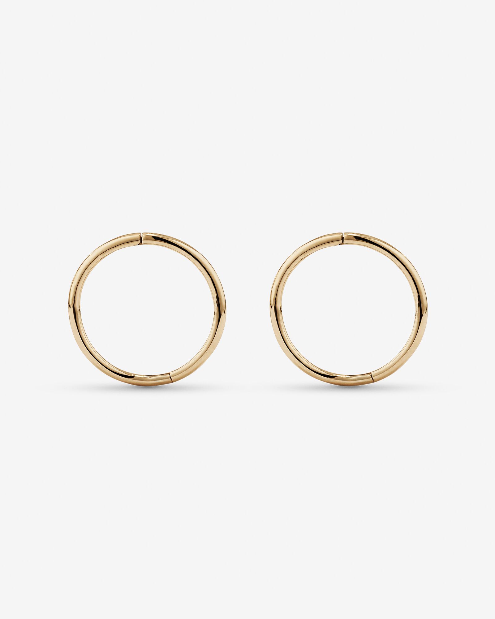 12mm Sleepers 10kt Yellow Gold