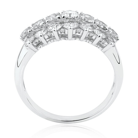 Ring with 2 Carat TW of Diamonds in 10kt White Gold Ring with 2 Carat TW of Diamonds in 10kt White Gold