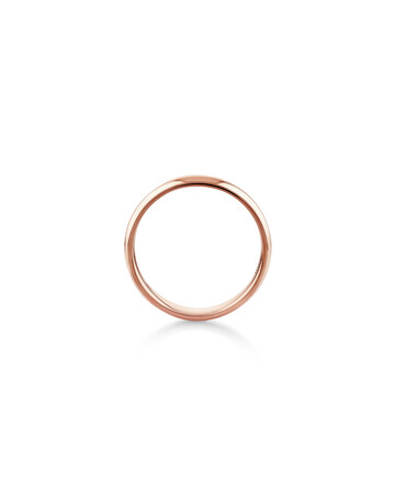 High Domed Wedding Band in 10kt Rose Gold High Domed Wedding Band in 10kt Rose Gold