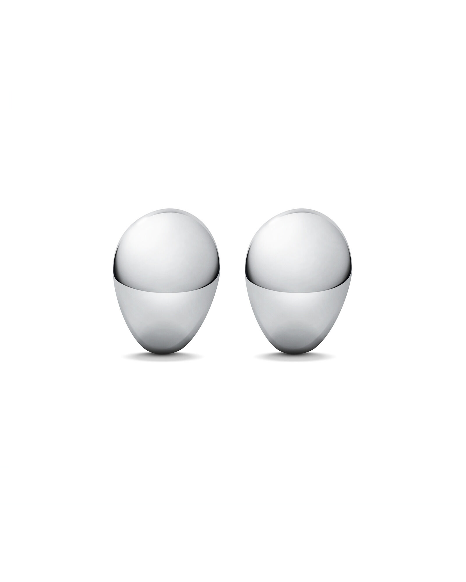 Polished Bold Dome Stud Earrings in Sterling Silver