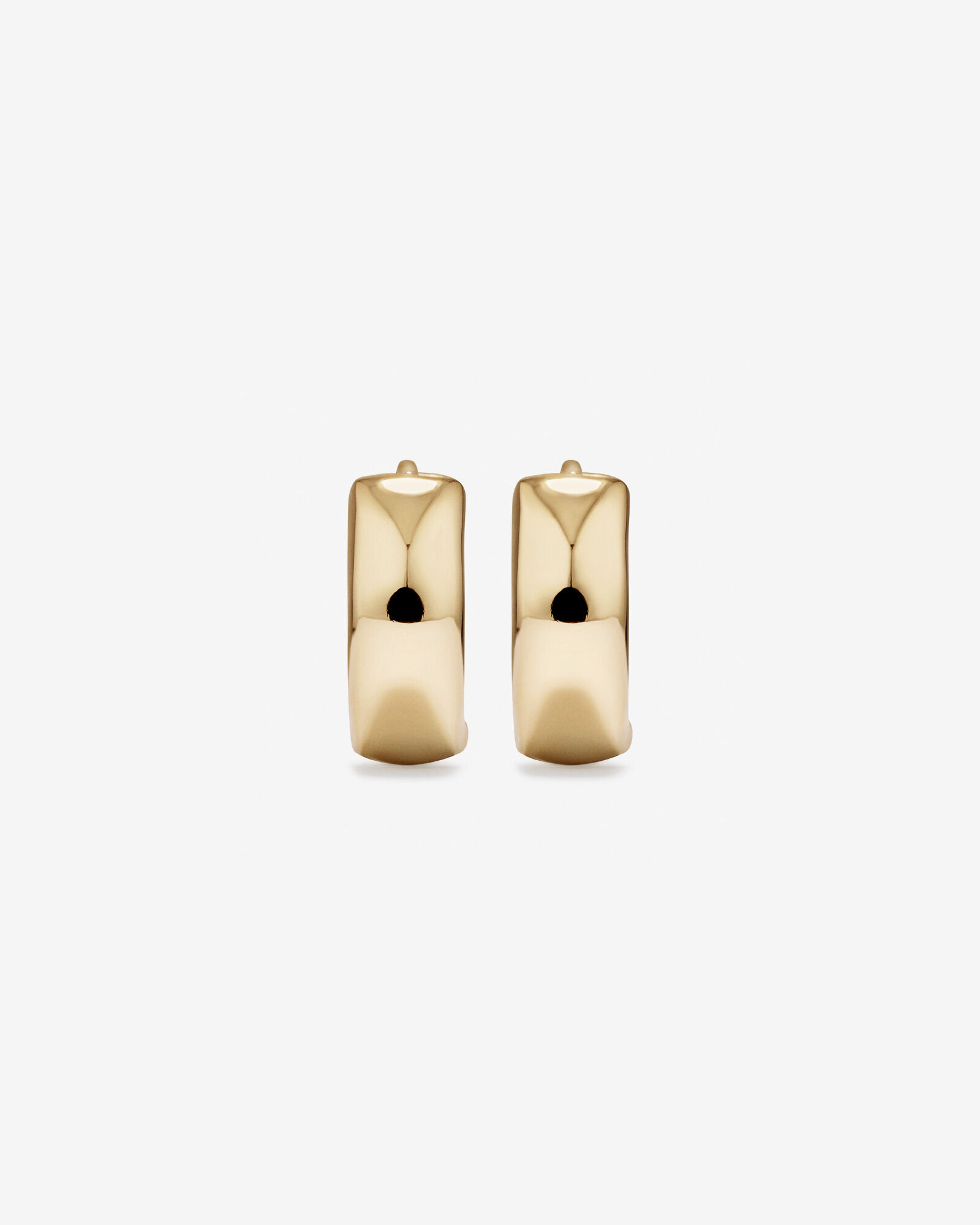 10mm Huggie Earrings 10kt Yellow Gold