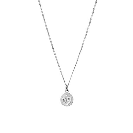 Cancer Zodiac Pendant in Sterling Silver Cancer Zodiac Pendant in Sterling Silver