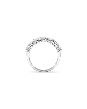 7 Stone Claw Wedding Ring with 1.61ct TW of Diamonds in 14kt White Gold 7 Stone Claw Wedding Ring with 1.61ct TW of Diamonds in 14kt White Gold