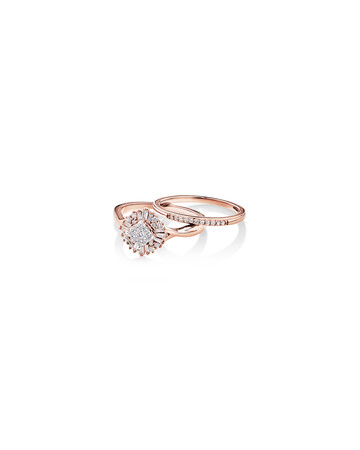 Evermore Bridal Set with 0.37 Carat TW of Diamonds in 10kt Rose Gold Evermore Bridal Set with 0.37 Carat TW of Diamonds in 10kt Rose Gold