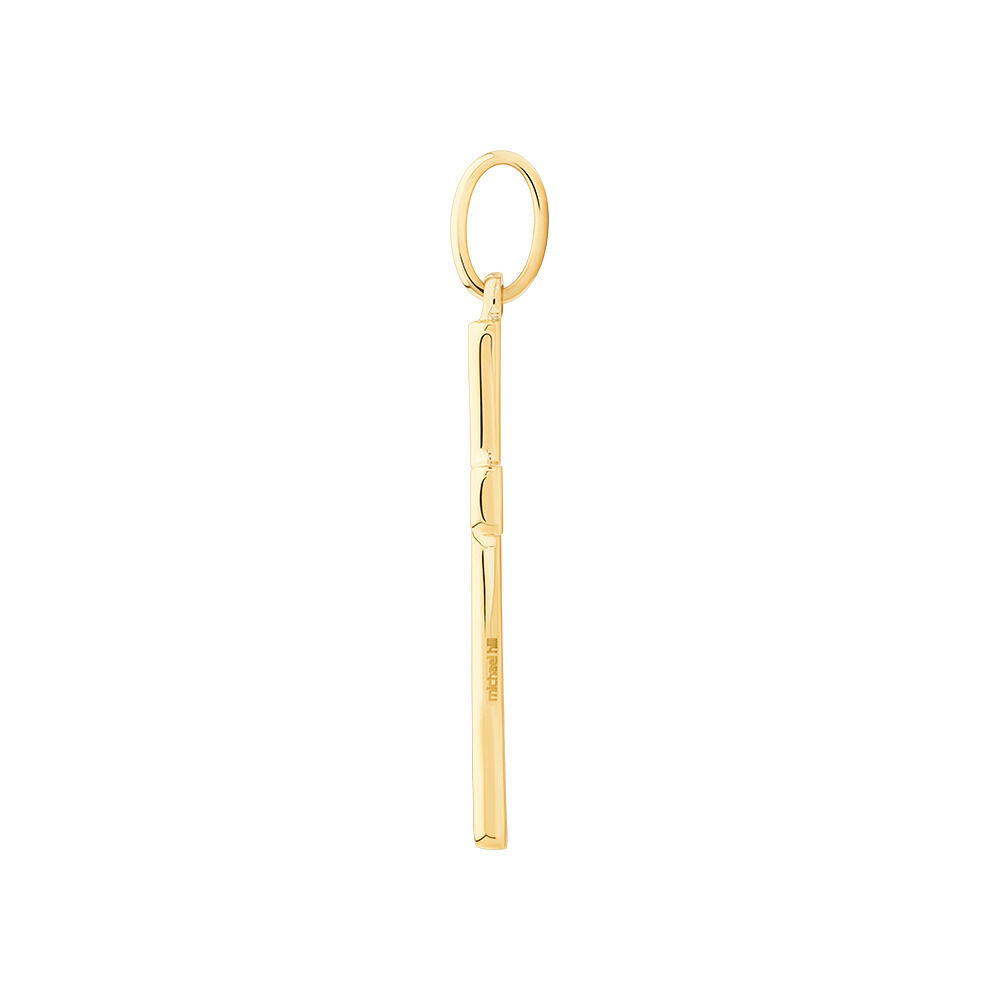 Large Cross Pendant in 10kt Yellow Gold