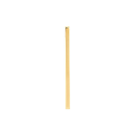 Vertical Bar Pendant In 10kt Yellow Gold Vertical Bar Pendant In 10kt Yellow Gold