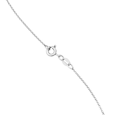 Open Drop Pendant with 0.25 Carat TW of Diamonds in Sterling Silver Open Drop Pendant with 0.25 Carat TW of Diamonds in Sterling Silver