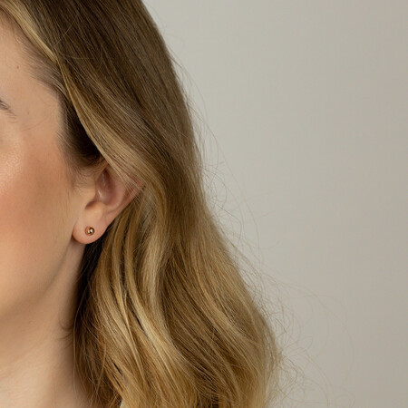 5mm Ball Stud Earrings in 10kt Rose Gold 5mm Ball Stud Earrings in 10kt Rose Gold