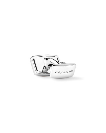 Men's Silver Rectangle Cufflinks Men's Silver Rectangle Cufflinks