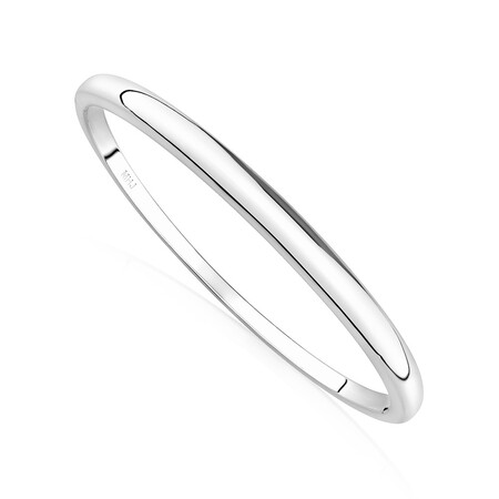61mm Solid Dome Bangle in Sterling Silver 61mm Solid Dome Bangle in Sterling Silver