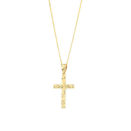 Cross Pendant in 10kt Yellow Gold Cross Pendant in 10kt Yellow Gold