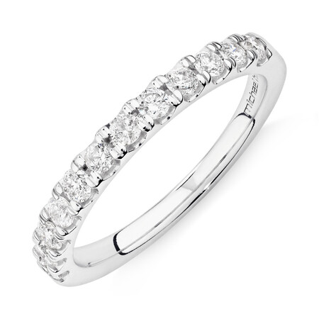 Prelude Wedding Band with 0.50 Carat TW of Diamonds in 14kt White Gold Prelude Wedding Band with 0.50 Carat TW of Diamonds in 14kt White Gold