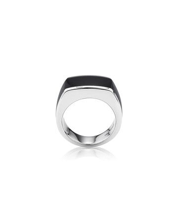 Men's Ring with Black Onyx in Sterling Silver Men's Ring with Black Onyx in Sterling Silver