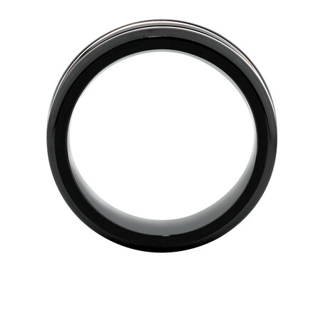 Ring in Black Titanium & 10kt Rose Gold Ring in Black Titanium & 10kt Rose Gold