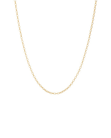 60cm (24") Oval Rolo Chain in 10kt Yellow Gold 60cm (24") Oval Rolo Chain in 10kt Yellow Gold