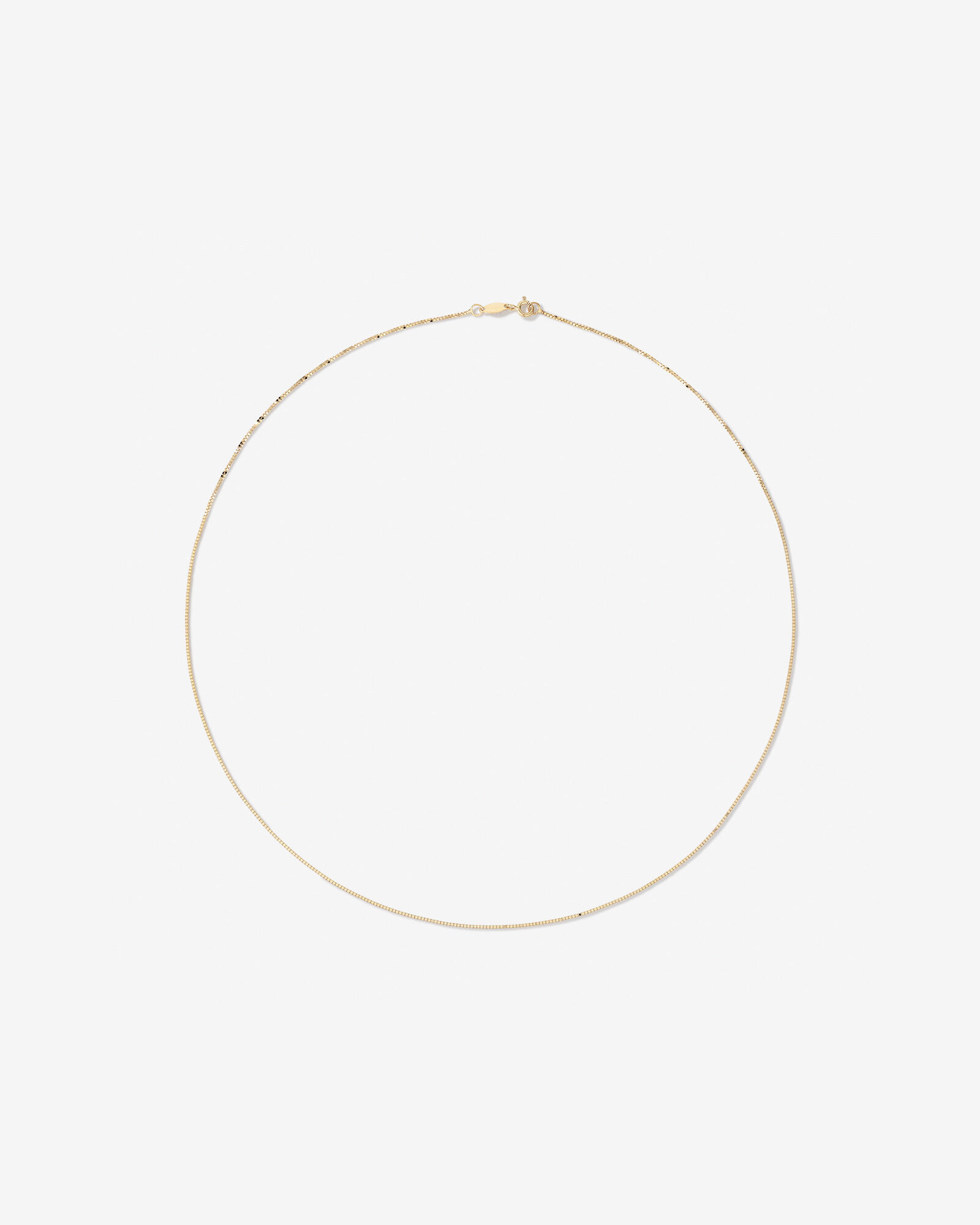 55cm (22") Box Chain in 10kt Yellow Gold