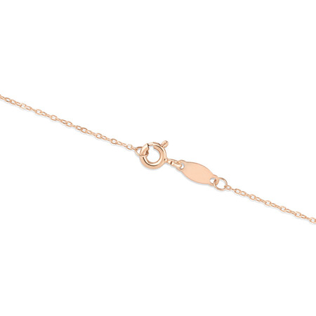 45cm (17") Solid Cable Chain In 10kt Rose Gold 45cm (17") Solid Cable Chain In 10kt Rose Gold