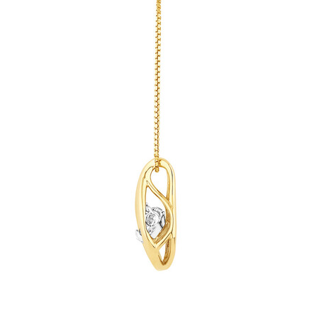 Everlight Pendant with a 1/4 Carat TW Diamond in 10kt Yellow Gold Everlight Pendant with a 1/4 Carat TW Diamond in 10kt Yellow Gold