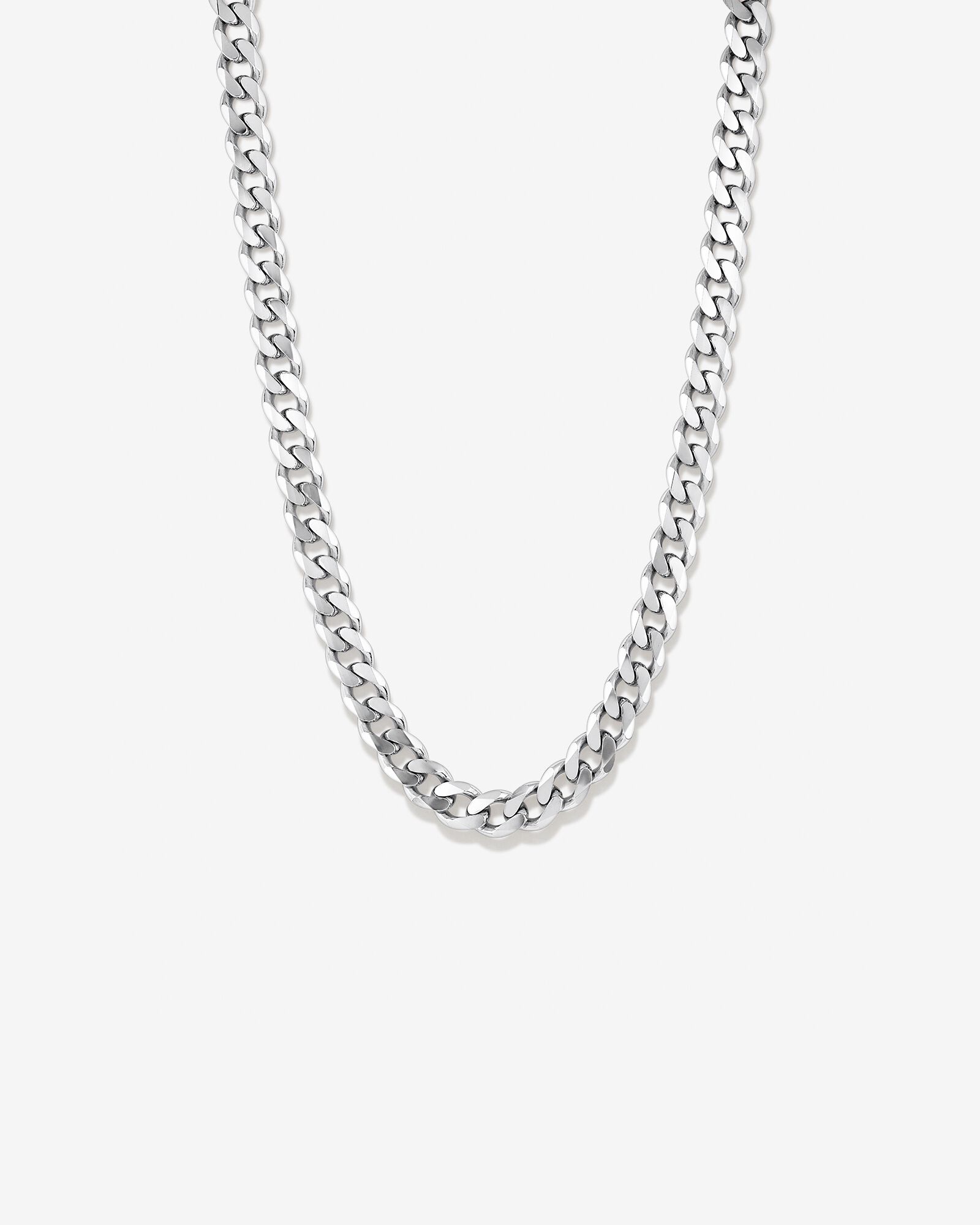 13mm Curb Chain in Sterling Silver