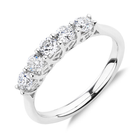 Southern Star 5 Stone Engagement Ring with 0.75 Carat TW of Diamonds in 14kt White Gold Southern Star 5 Stone Engagement Ring with 0.75 Carat TW of Diamonds in 14kt White Gold