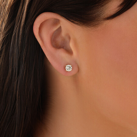 Classic Stud Earrings with 1.46 Carat TW of Diamonds in 14kt Yellow Gold Classic Stud Earrings with 1.46 Carat TW of Diamonds in 14kt Yellow Gold