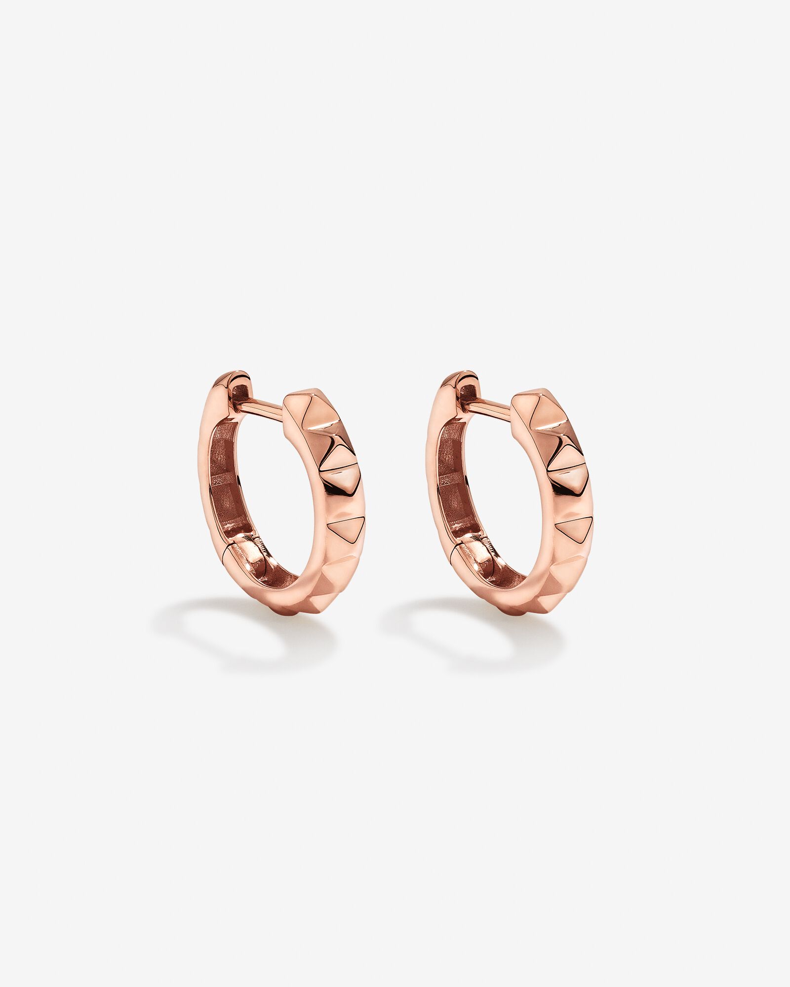 Signature Connect Huggie Earrings 10kt Rose Gold