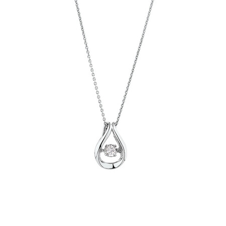 Everlight Pendant with Diamonds in Sterling Silver Everlight Pendant with Diamonds in Sterling Silver