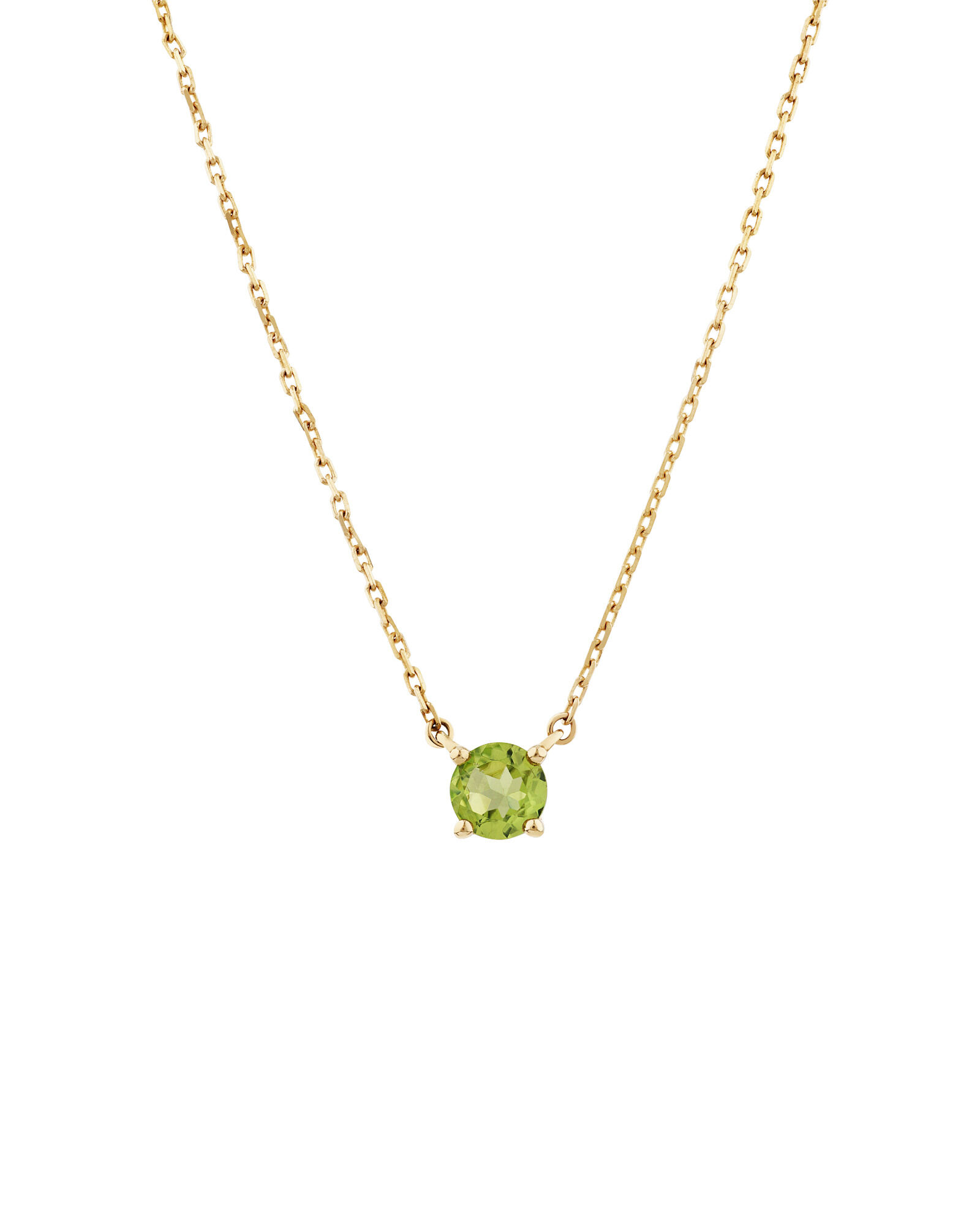 Gold peridot pendant store