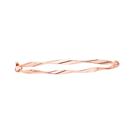 Twist Bangle in 10kt Rose Gold Twist Bangle in 10kt Rose Gold