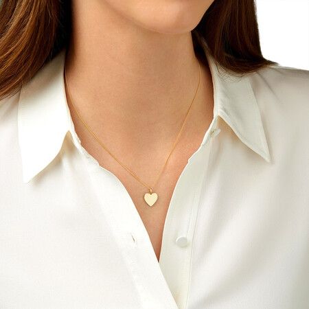 Small Heart Pendant in 10kt Yellow Gold Small Heart Pendant in 10kt Yellow Gold