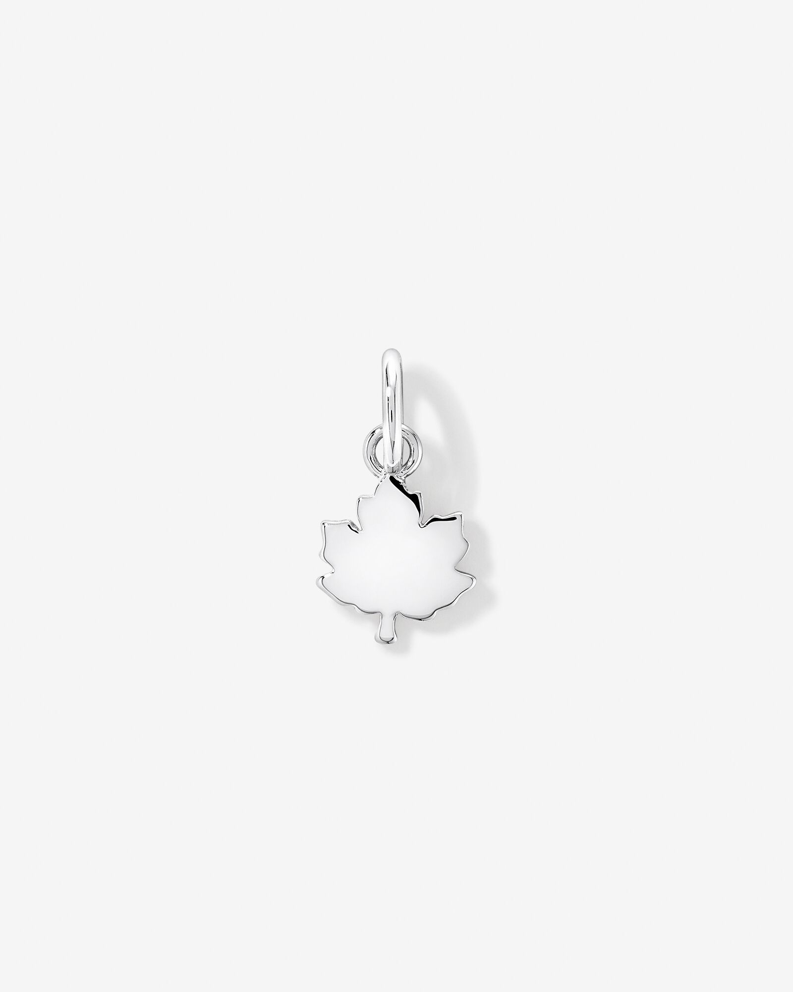 Canadian Red Maple Leaf Pendant in Sterling Silver